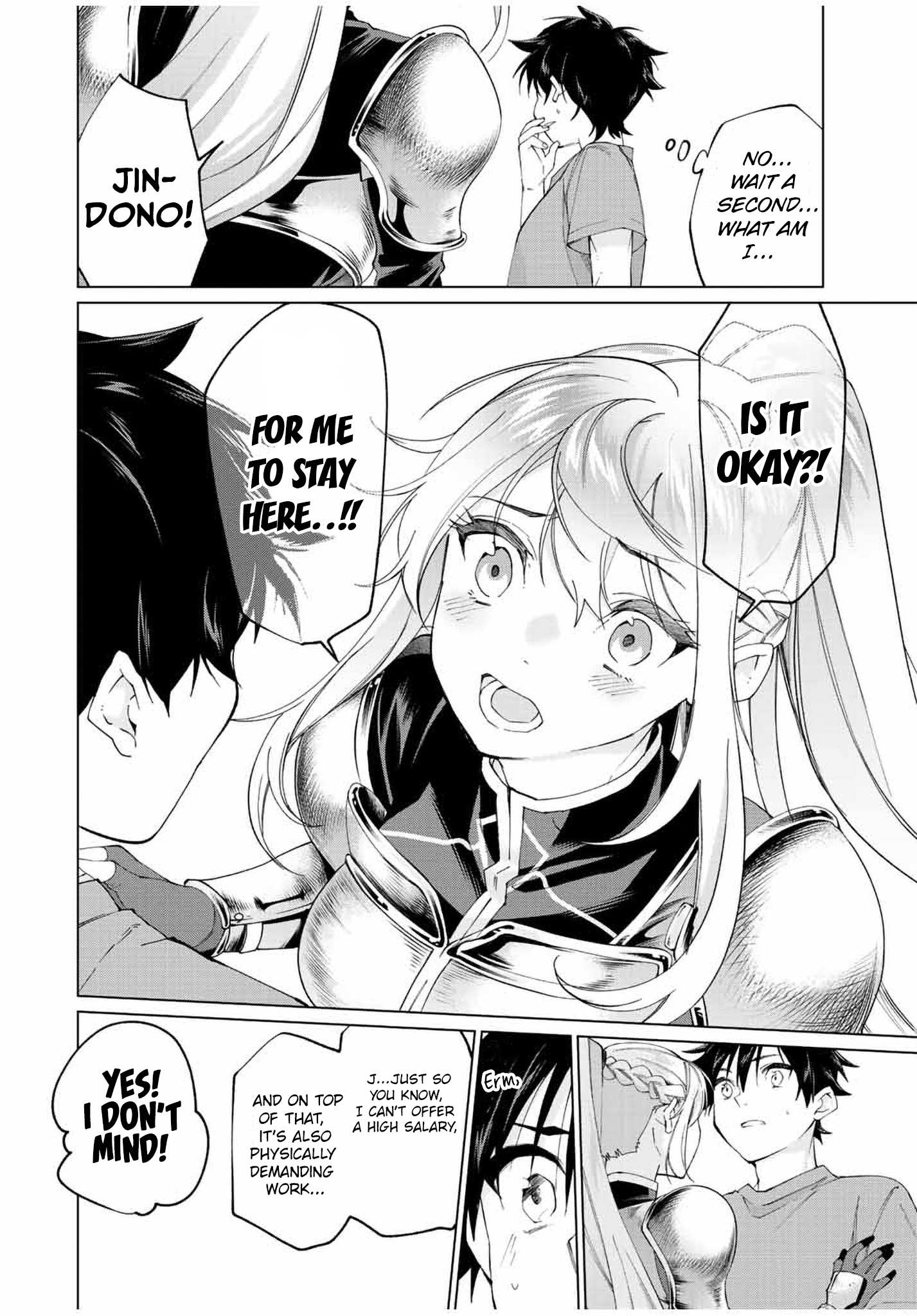 Tanbo de Hirotta Onna Kishi, Inaka de Ore no Yome da to Omowareteiru Chapter 7 page 14 - 