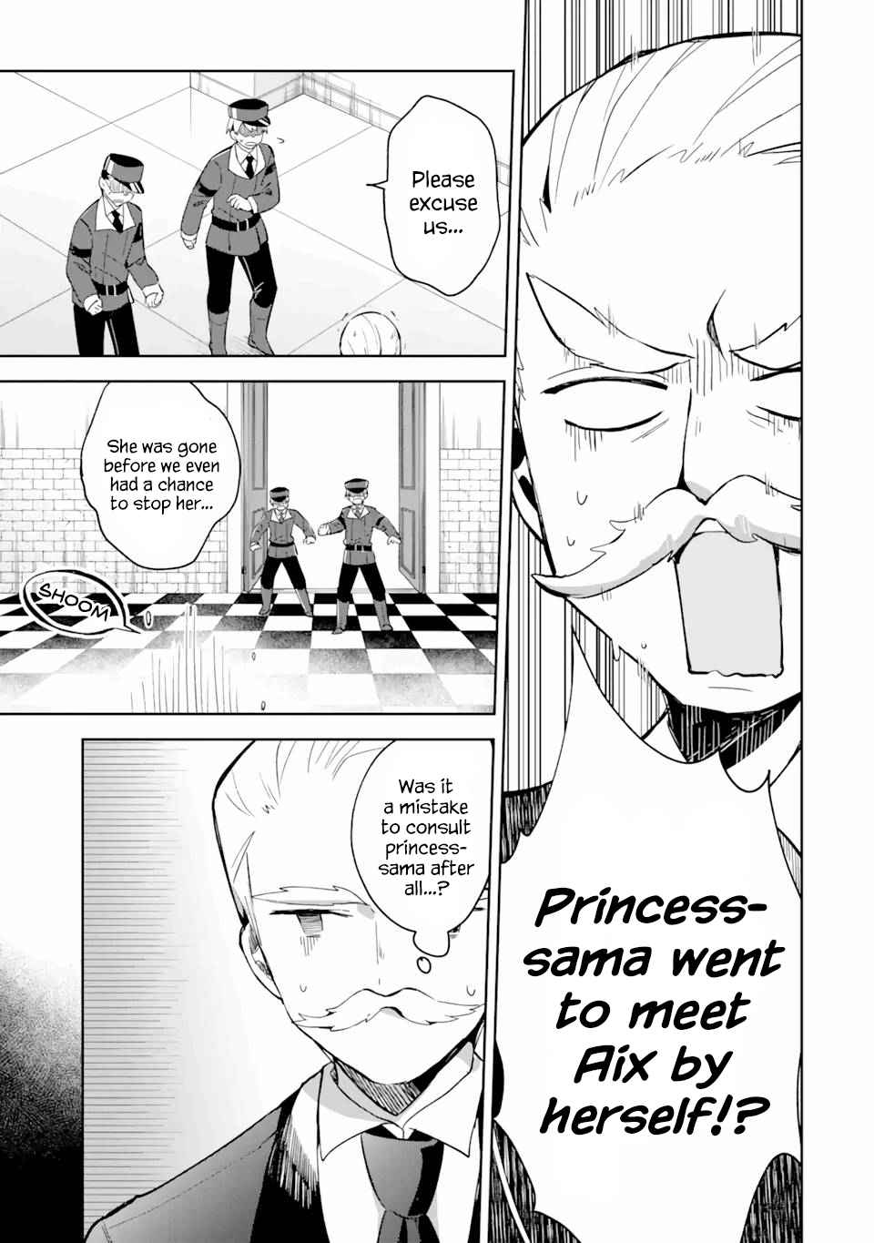 Tanbo de Hirotta Onna Kishi, Inaka de Ore no Yome da to Omowareteiru Chapter 8.1 page 4 - 