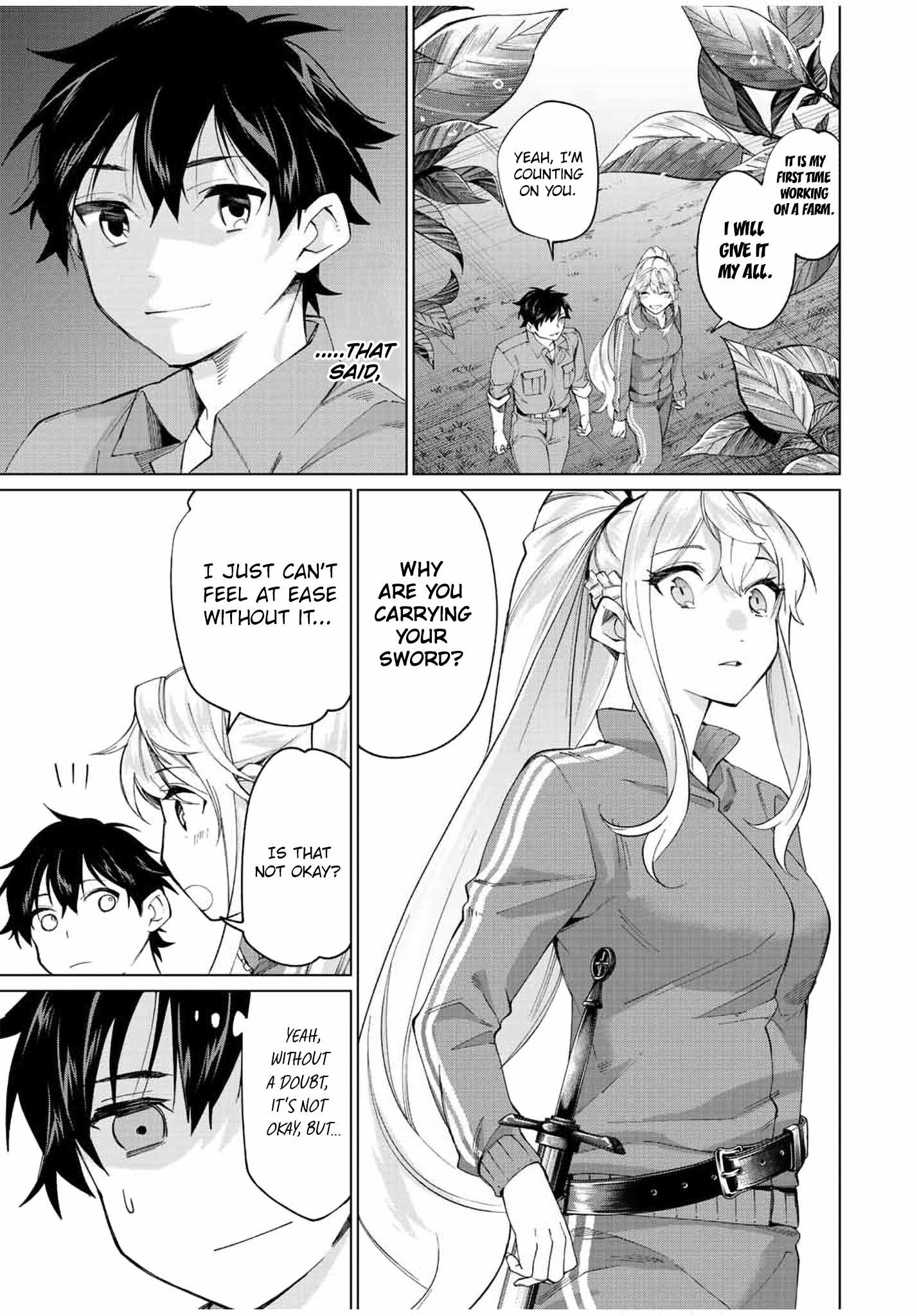 Tanbo de Hirotta Onna Kishi, Inaka de Ore no Yome da to Omowareteiru Chapter 8 page 3 - 