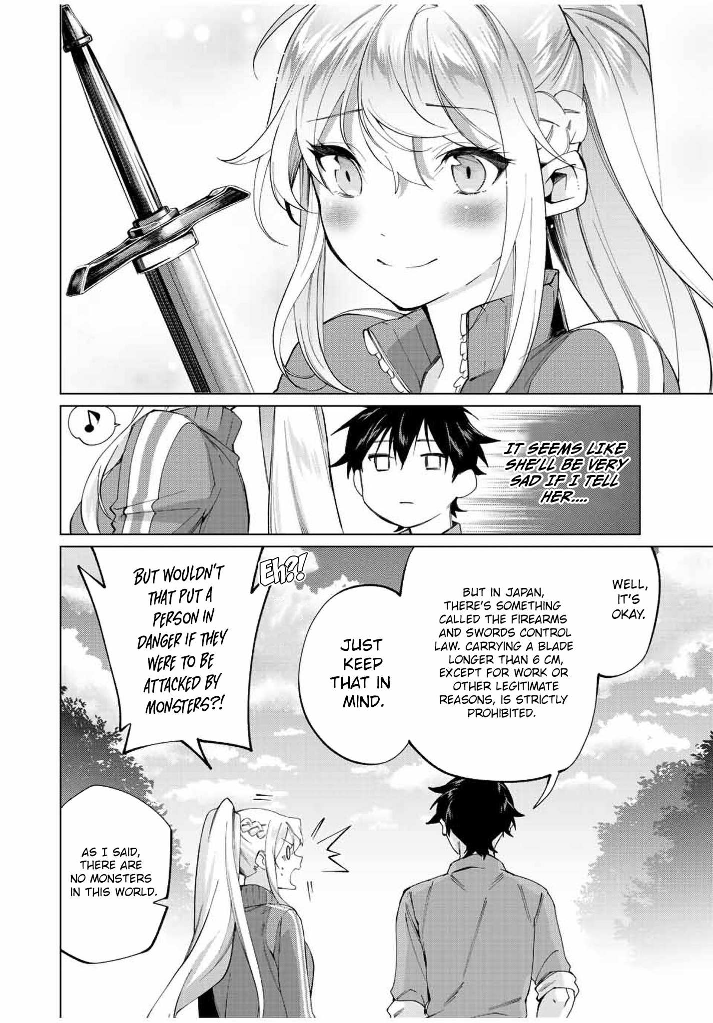 Tanbo de Hirotta Onna Kishi, Inaka de Ore no Yome da to Omowareteiru Chapter 8 page 4 - 