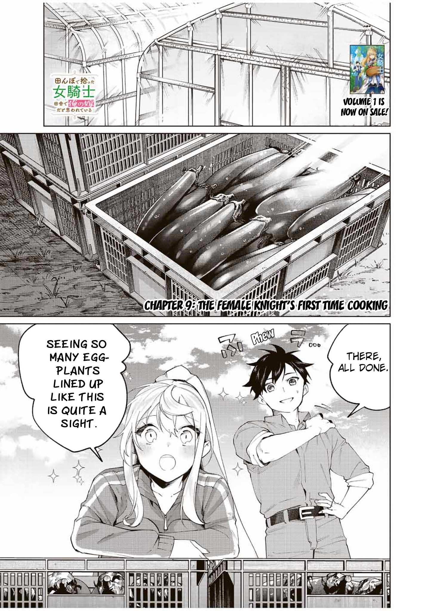 Tanbo de Hirotta Onna Kishi, Inaka de Ore no Yome da to Omowareteiru Chapter 9 page 1 - 