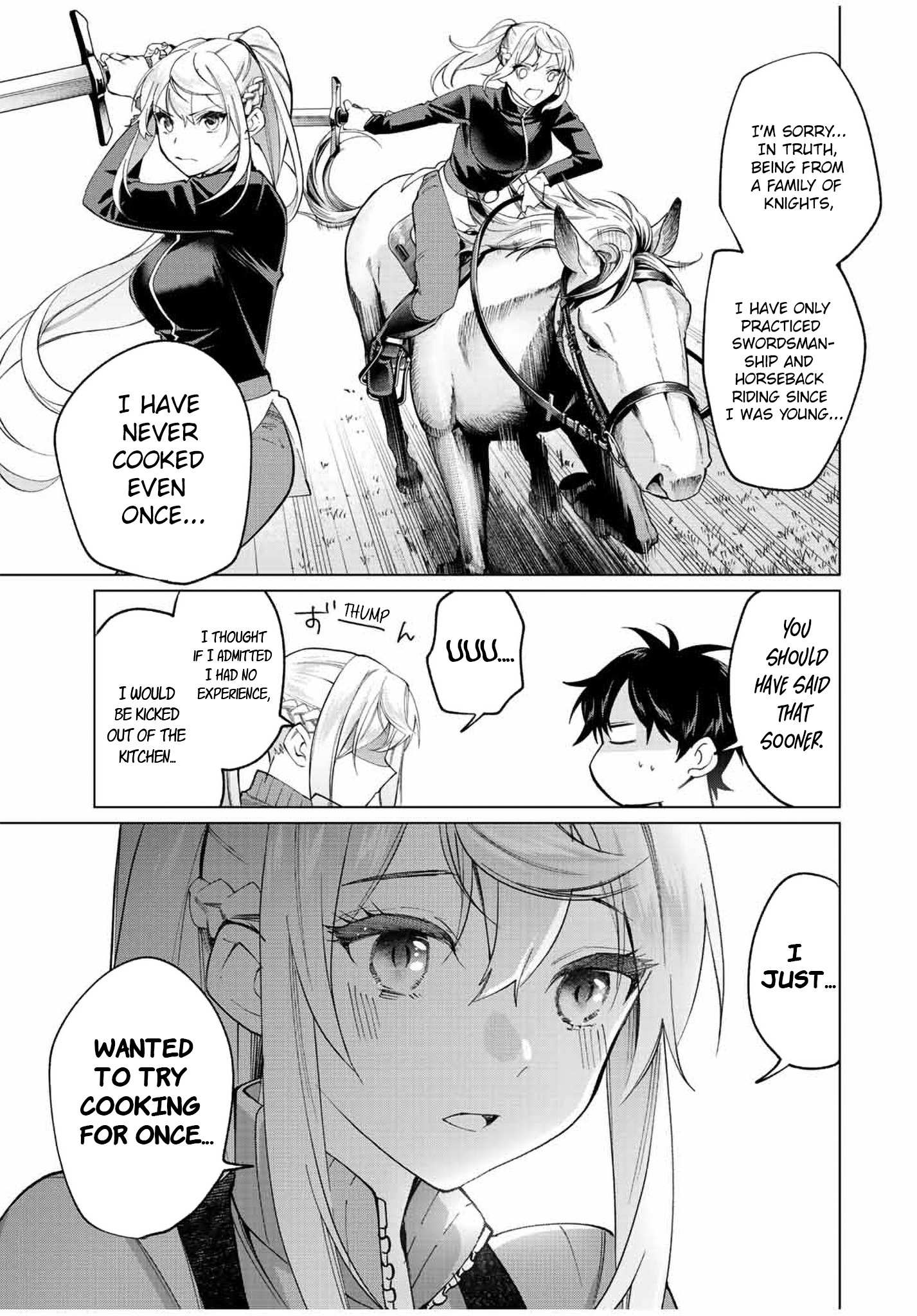 Tanbo de Hirotta Onna Kishi, Inaka de Ore no Yome da to Omowareteiru Chapter 9 page 9 - 
