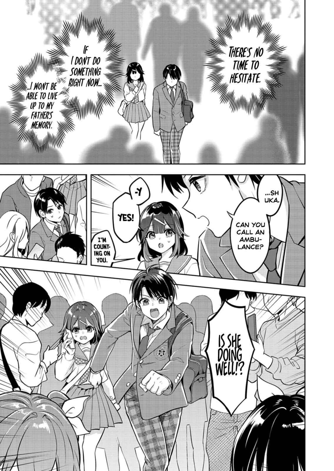Taoreta Fujin wo Sukutta go Houbi wa, Musume no Bijin Futago to no Otsukiai Deshita. Chapter 1 page 13 - 