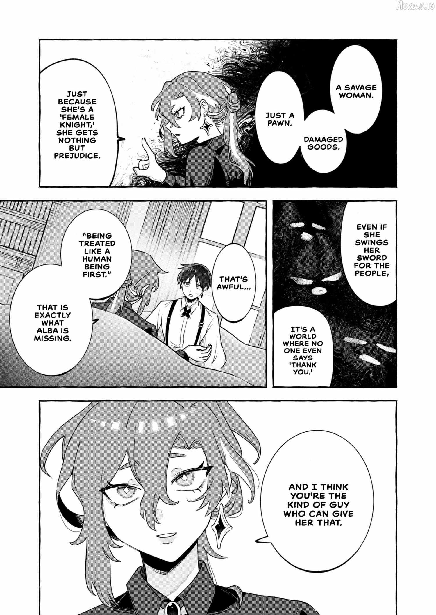 Tatakai shika Shiranai Onna Kishi o Amayakashi Tsuzuketa Chapter 4 page 13 - 