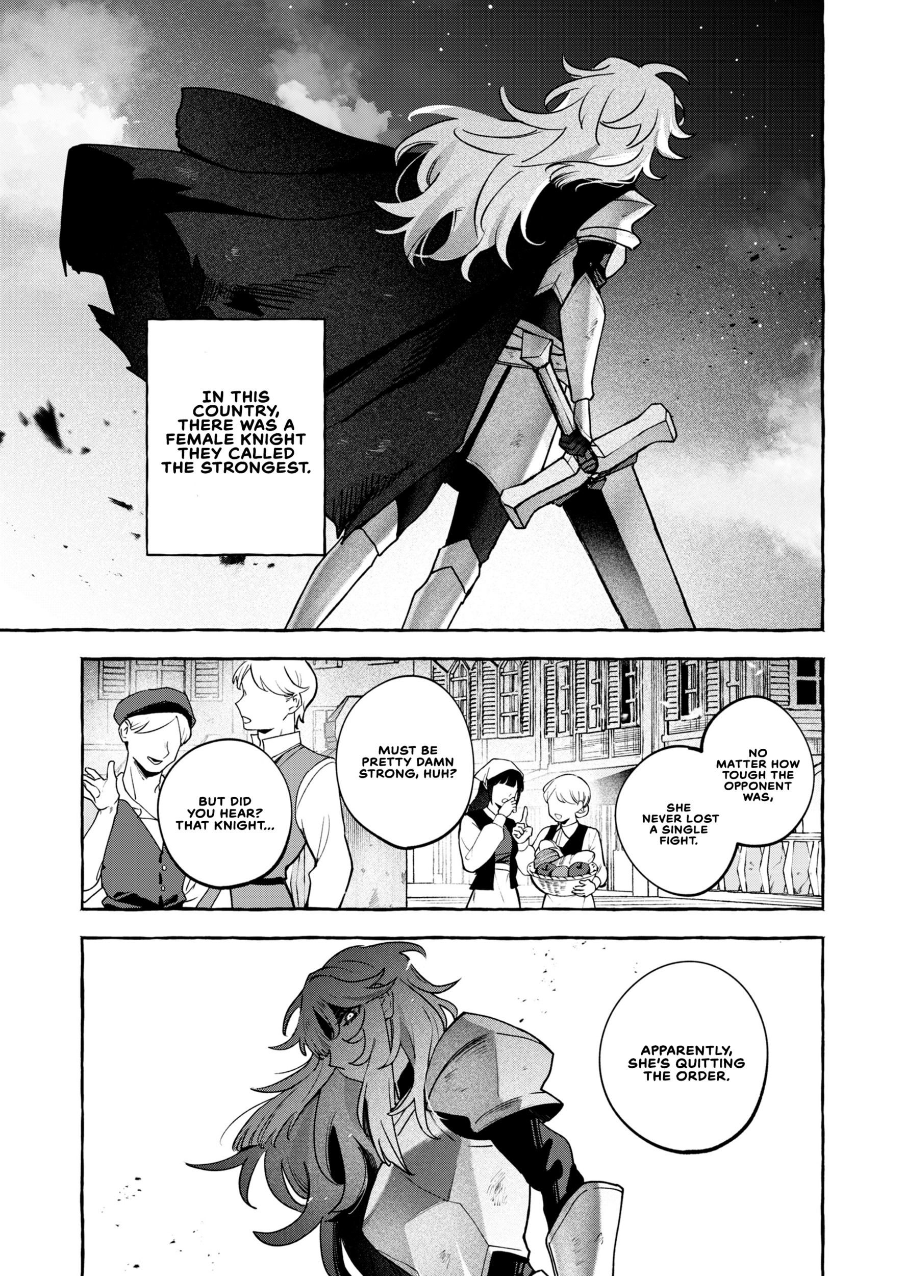Tatakai Shika Shiranai Onna Kishi wo Amayakashi Tsuzuketa Chapter 1 page 1 - 