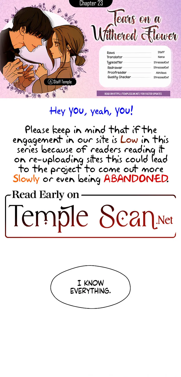 Tears on a Withered Flower Chapter 23 page 1 - 