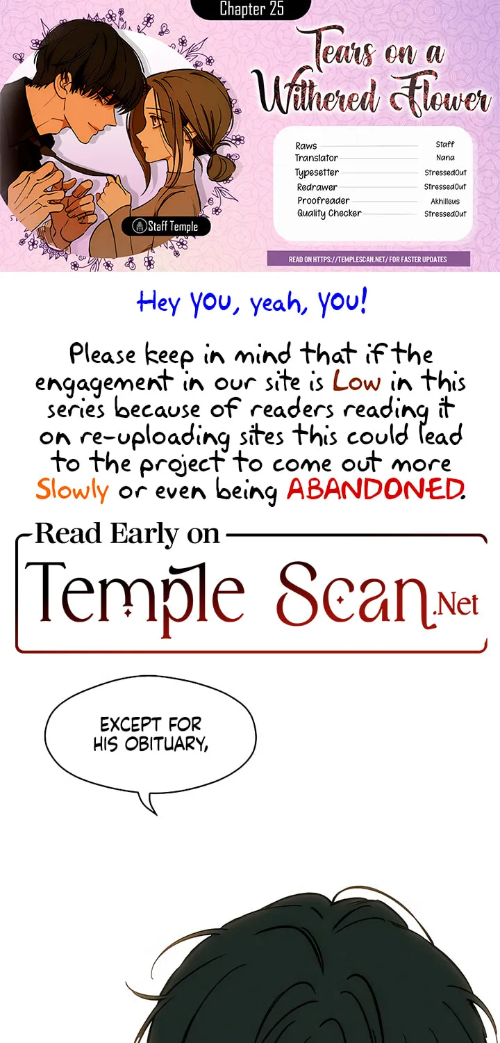 Tears on a Withered Flower Chapter 25 page 1 - 