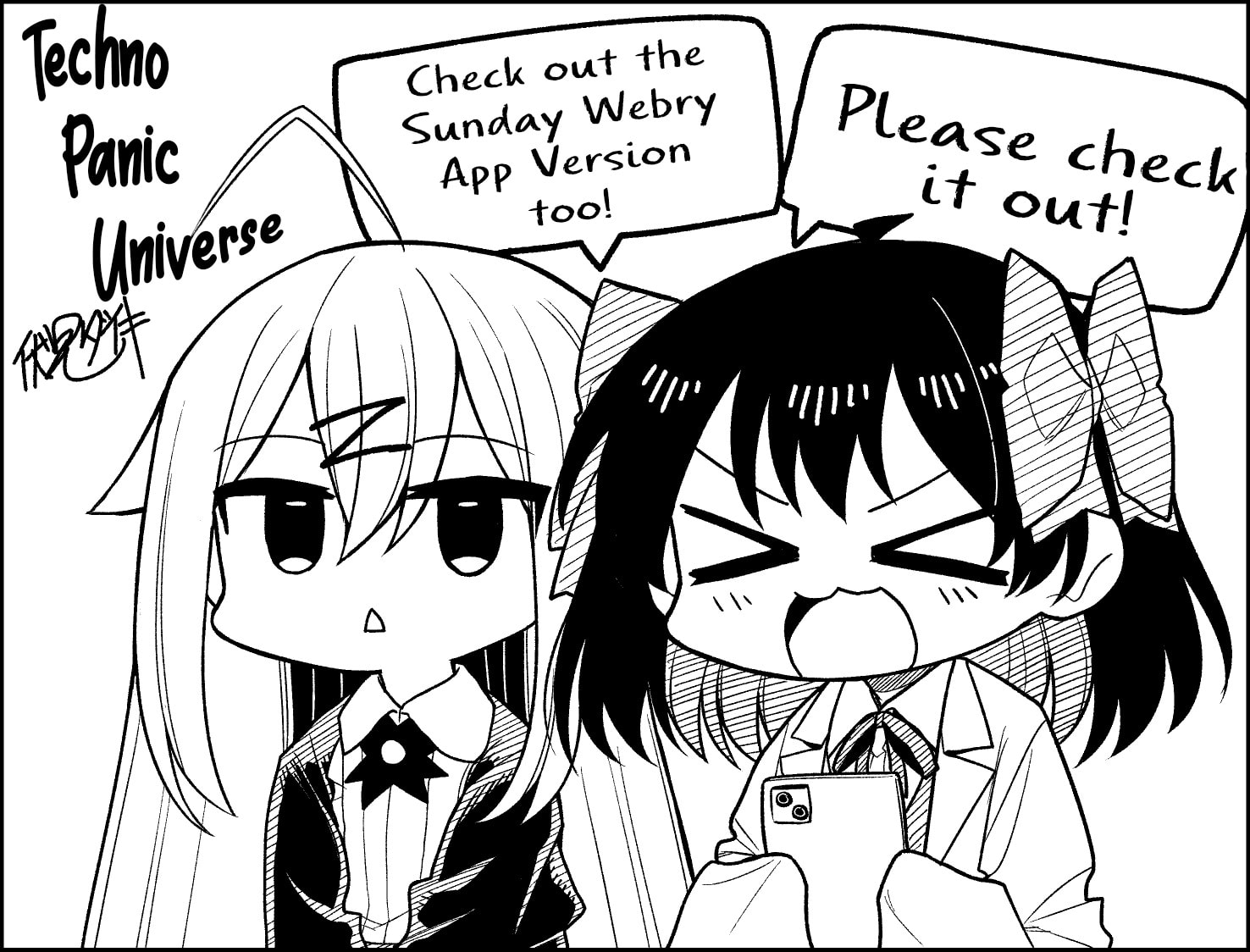 Techno Panic Universe Chapter 1.5 page 12 - 