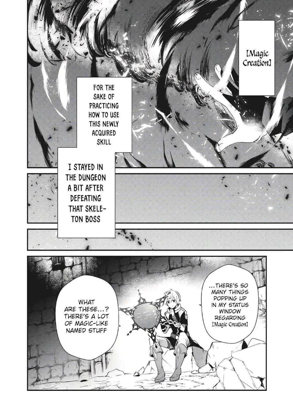 Teihen Boukensha Dakedo Mahou wo Kiwamete Miru Koto ni Shita: Munou Skill kara Kami Skill ni Shinka Shita "Mahou Souzou" to "Item Sakusei" de Musou Suru Chapter 2 page 3 - 