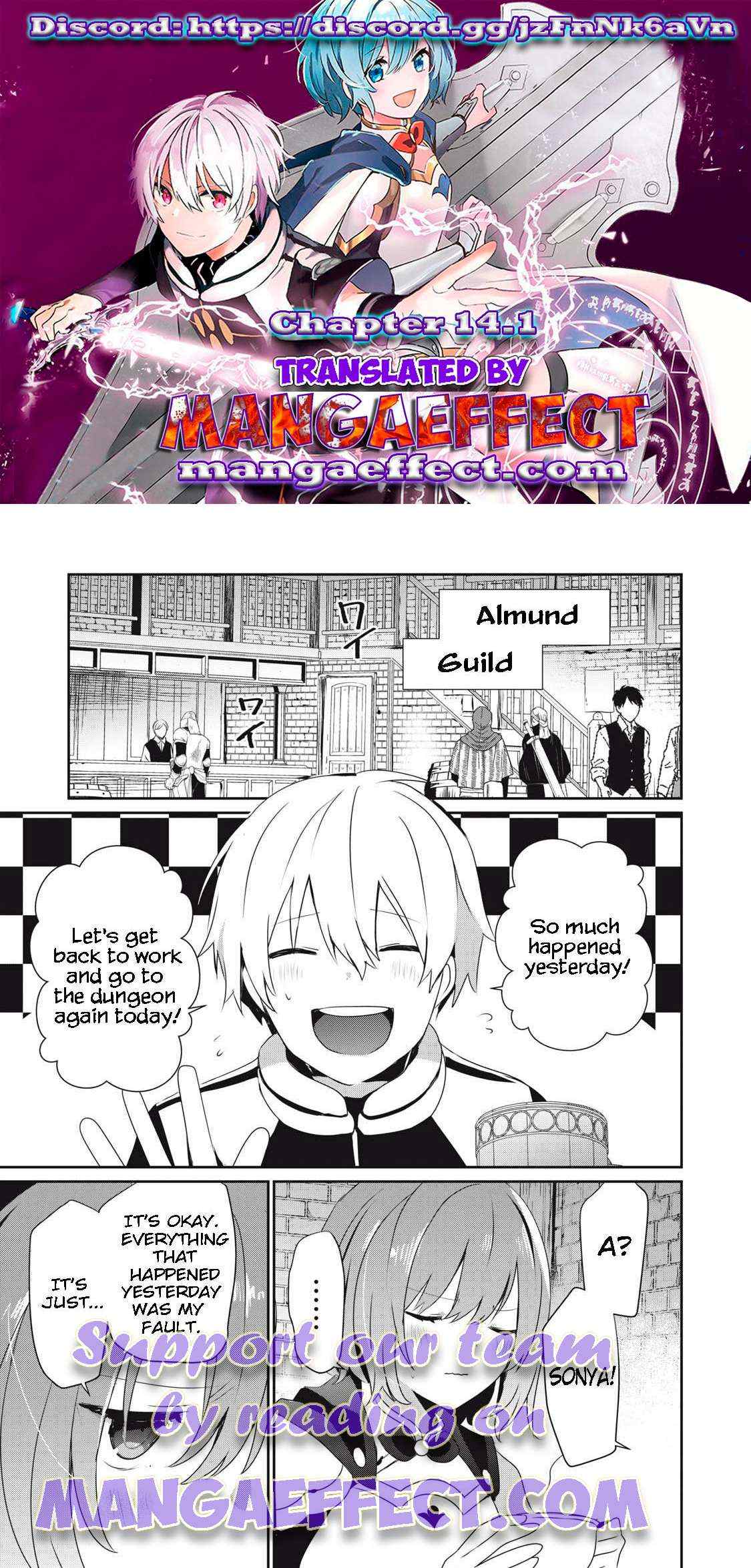 Teihen Boukensha Dakedo Mahou Wo Kiwamete Miru Koto Ni Shita: Munou Skill Kara Kami Skill Ni Shinka Shita "mahou Souzou" To "item Sakusei" De Musou Suru Chapter 14.1 page 1 - 