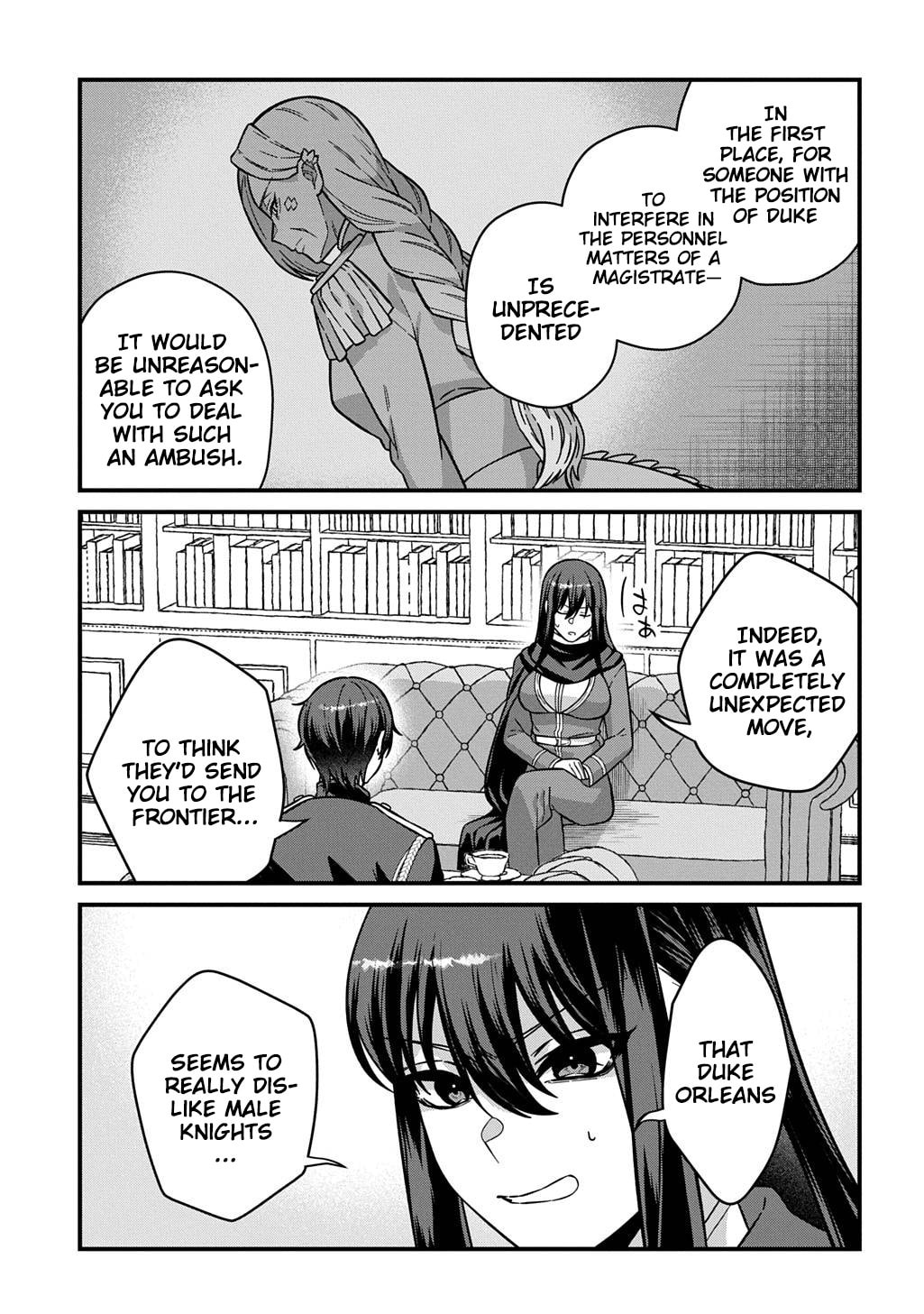 Teisou Gyakuten Sekai de Nariagari o Mezashite Otoko Kishi ni Natta Boku wa, Yarimoku Onna-tachi ni Karada o Neraware Makuru Chapter 1 page 62 - 