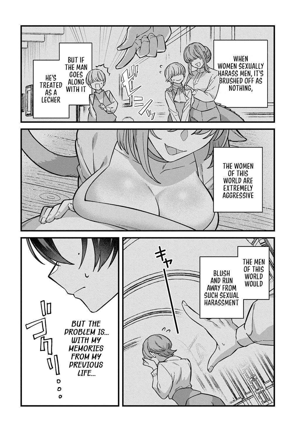 Teisou Gyakuten Sekai de Nariagari o Mezashite Otoko Kishi ni Natta Boku wa, Yarimoku Onna-tachi ni Karada o Neraware Makuru Chapter 1 page 10 - 