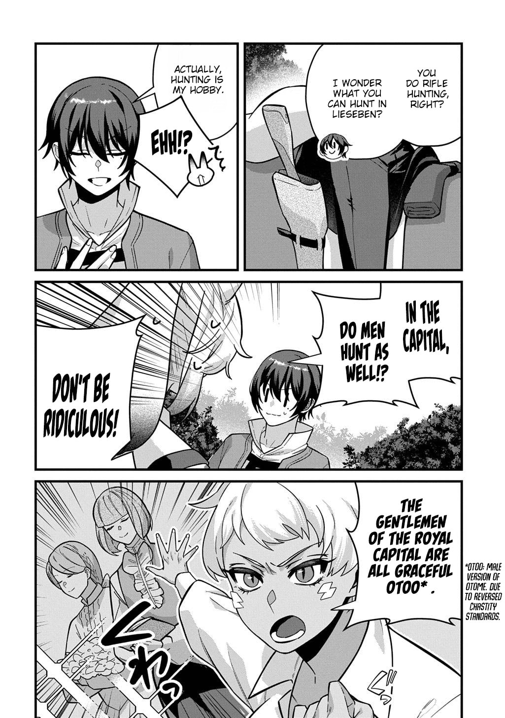 Teisou Gyakuten Sekai de Nariagari o Mezashite Otoko Kishi ni Natta Boku wa, Yarimoku Onna-tachi ni Karada o Neraware Makuru Chapter 3 page 10 - 