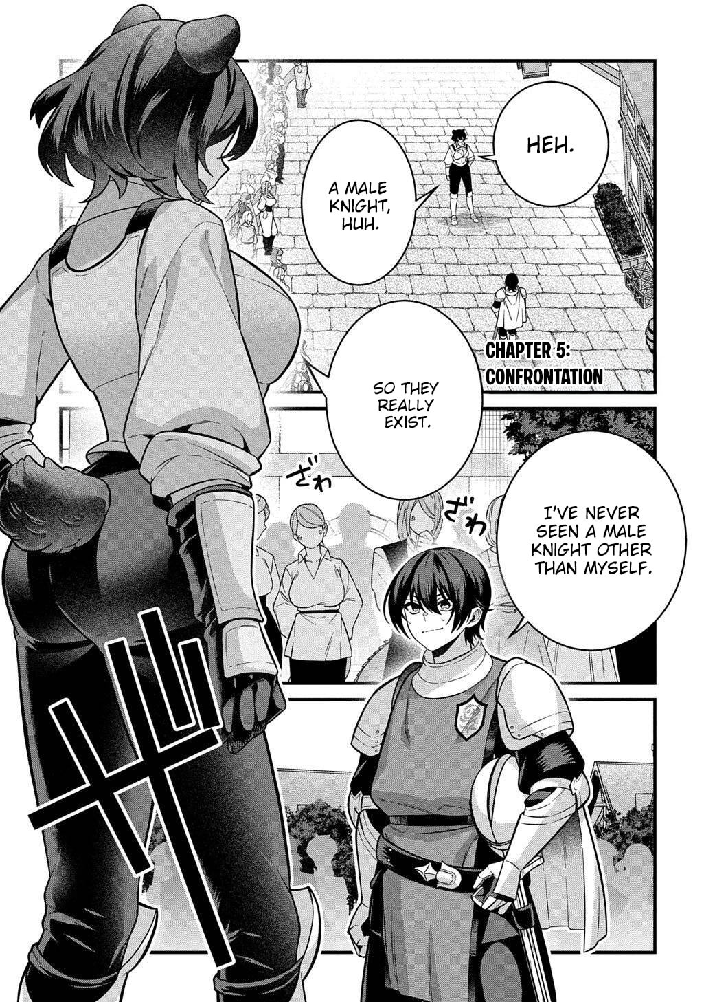 Teisou Gyakuten Sekai de Nariagari o Mezashite Otoko Kishi ni Natta Boku wa, Yarimoku Onna-tachi ni Karada o Neraware Makuru Chapter 5 page 2 - 