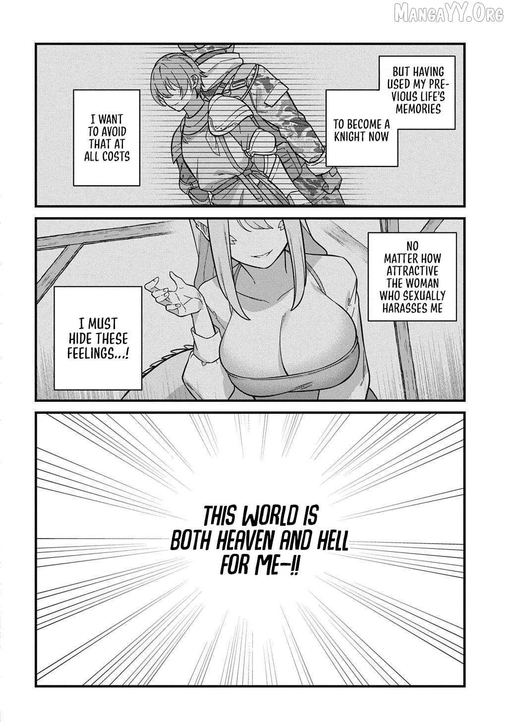 Teisou Gyakuten Sekai de Nariagari wo Mezashite Otoko Kishi ni Natta Boku wa, Yarimoku Onna-tachi ni Karada wo Neraware Makuru Chapter 1 page 12 - 