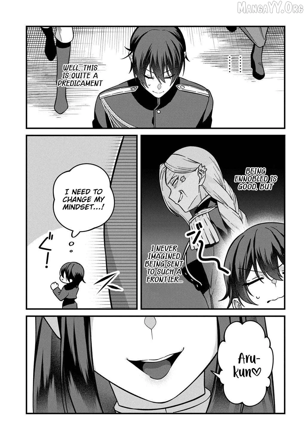 Teisou Gyakuten Sekai de Nariagari wo Mezashite Otoko Kishi ni Natta Boku wa, Yarimoku Onna-tachi ni Karada wo Neraware Makuru Chapter 1 page 54 - 
