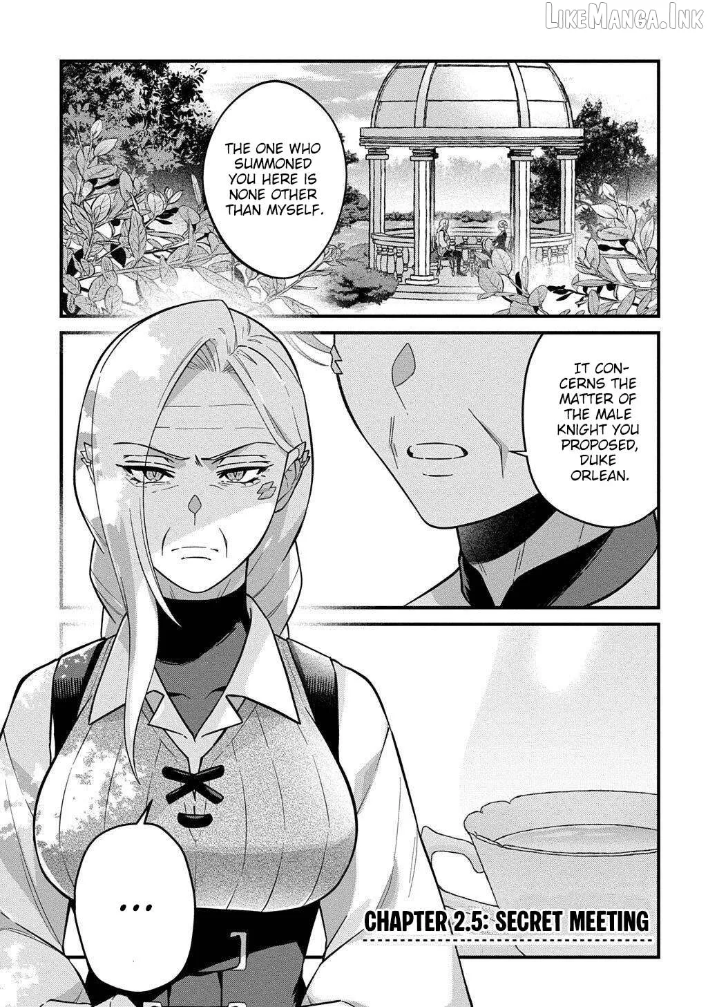 Teisou Gyakuten Sekai de Nariagari wo Mezashite Otoko Kishi ni Natta Boku wa, Yarimoku Onna-tachi ni Karada wo Neraware Makuru Chapter 2.5 page 2 - 