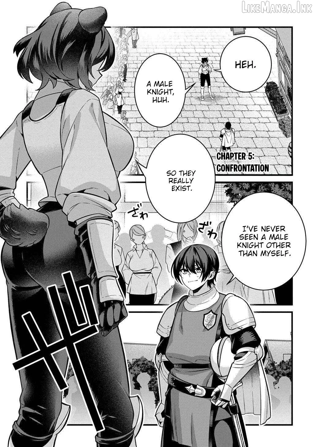 Teisou Gyakuten Sekai de Nariagari wo Mezashite Otoko Kishi ni Natta Boku wa, Yarimoku Onna-tachi ni Karada wo Neraware Makuru Chapter 5 page 2 - 