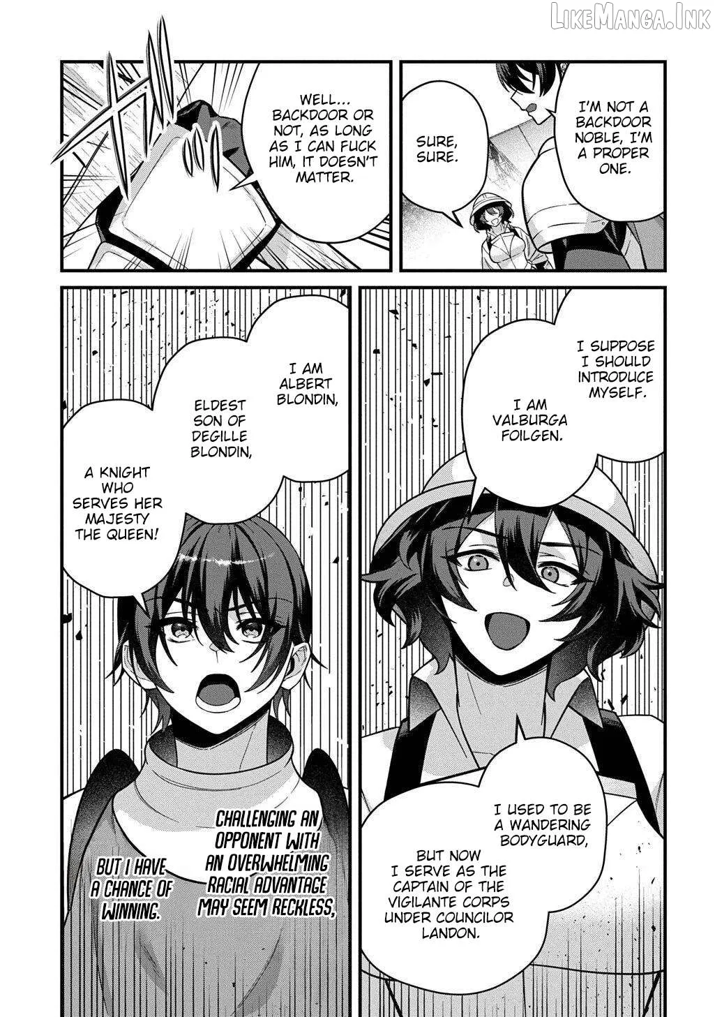 Teisou Gyakuten Sekai de Nariagari wo Mezashite Otoko Kishi ni Natta Boku wa, Yarimoku Onna-tachi ni Karada wo Neraware Makuru Chapter 5 page 14 - 