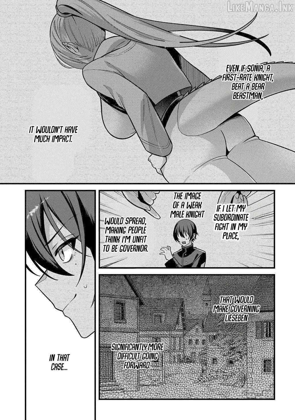 Teisou Gyakuten Sekai de Nariagari wo Mezashite Otoko Kishi ni Natta Boku wa, Yarimoku Onna-tachi ni Karada wo Neraware Makuru Chapter 5 page 10 - 
