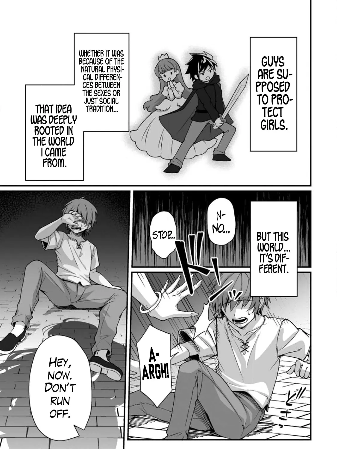 Teisou Gyakuten Sekai De Yuiitsu No Otoko Kishi No Ore, Onna Kishi Gakuen Ni Nyuugaku Shitara Nazeka Eiyou Atsukai Sareta ~Zetsurin Skill De Harem Musou~ Chapter 1 page 1 - 