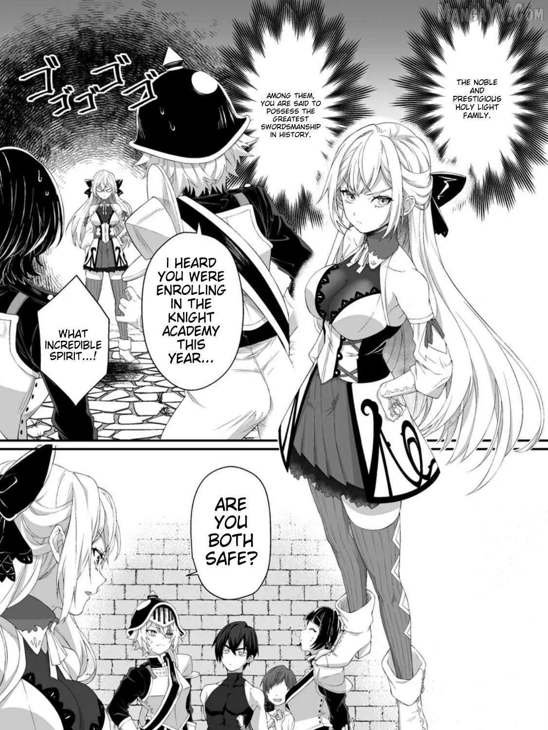 Teisou Gyakuten Sekai De Yuiitsu No Otoko Kishi No Ore, Onna Kishi Gakuen Ni Nyuugaku Shitara Nazeka Eiyou Atsukai Sareta ~Zetsurin Skill De Harem Musou~ Chapter 2.2 page 1 - 