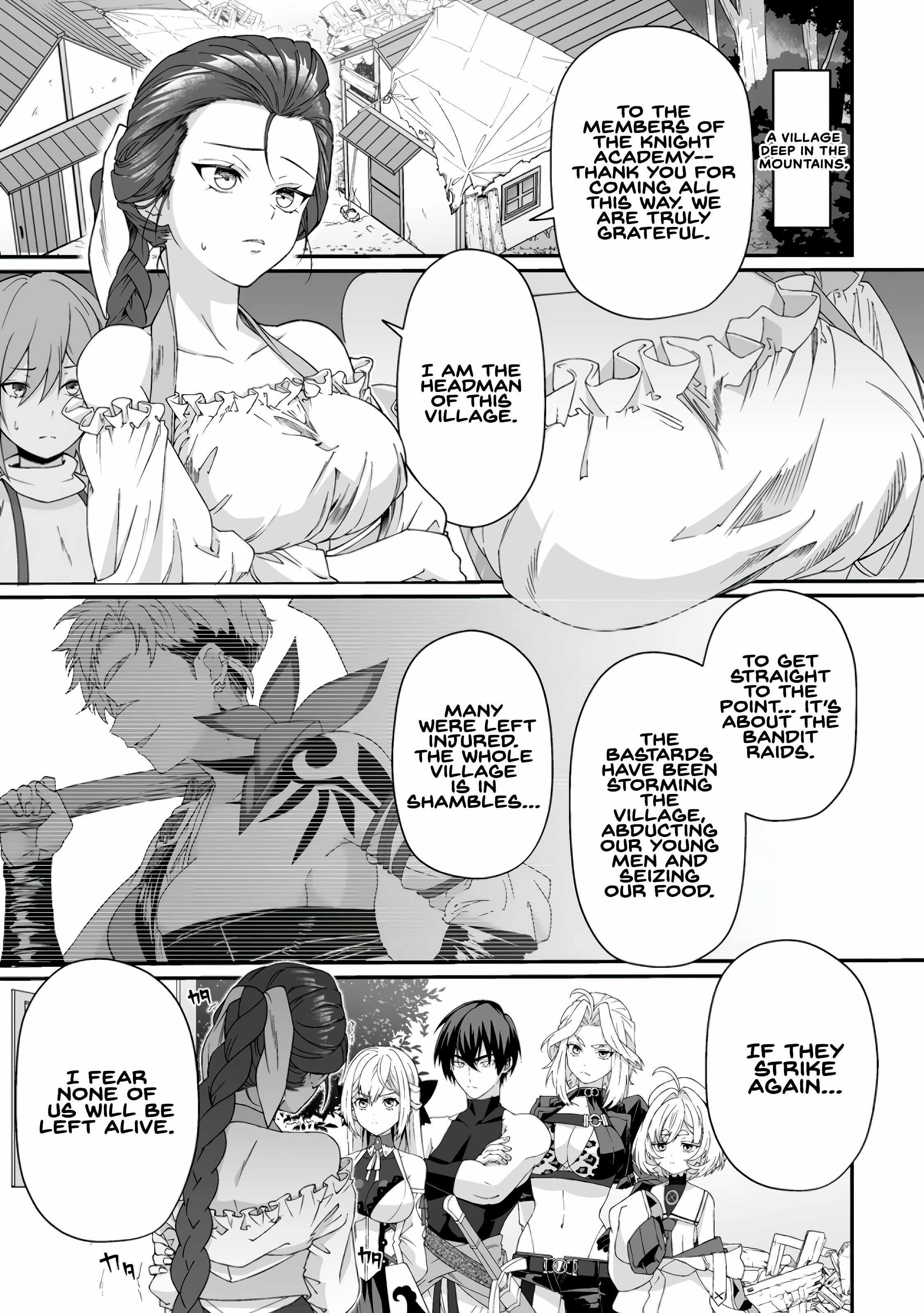 Teisou Gyakuten Sekai De Yuiitsu No Otoko Kishi No Ore, Onna Kishi Gakuen Ni Nyuugaku Shitara Nazeka Eiyou Atsukai Sareta ~Zetsurin Skill De Harem Musou~ Chapter 8 page 1 - 