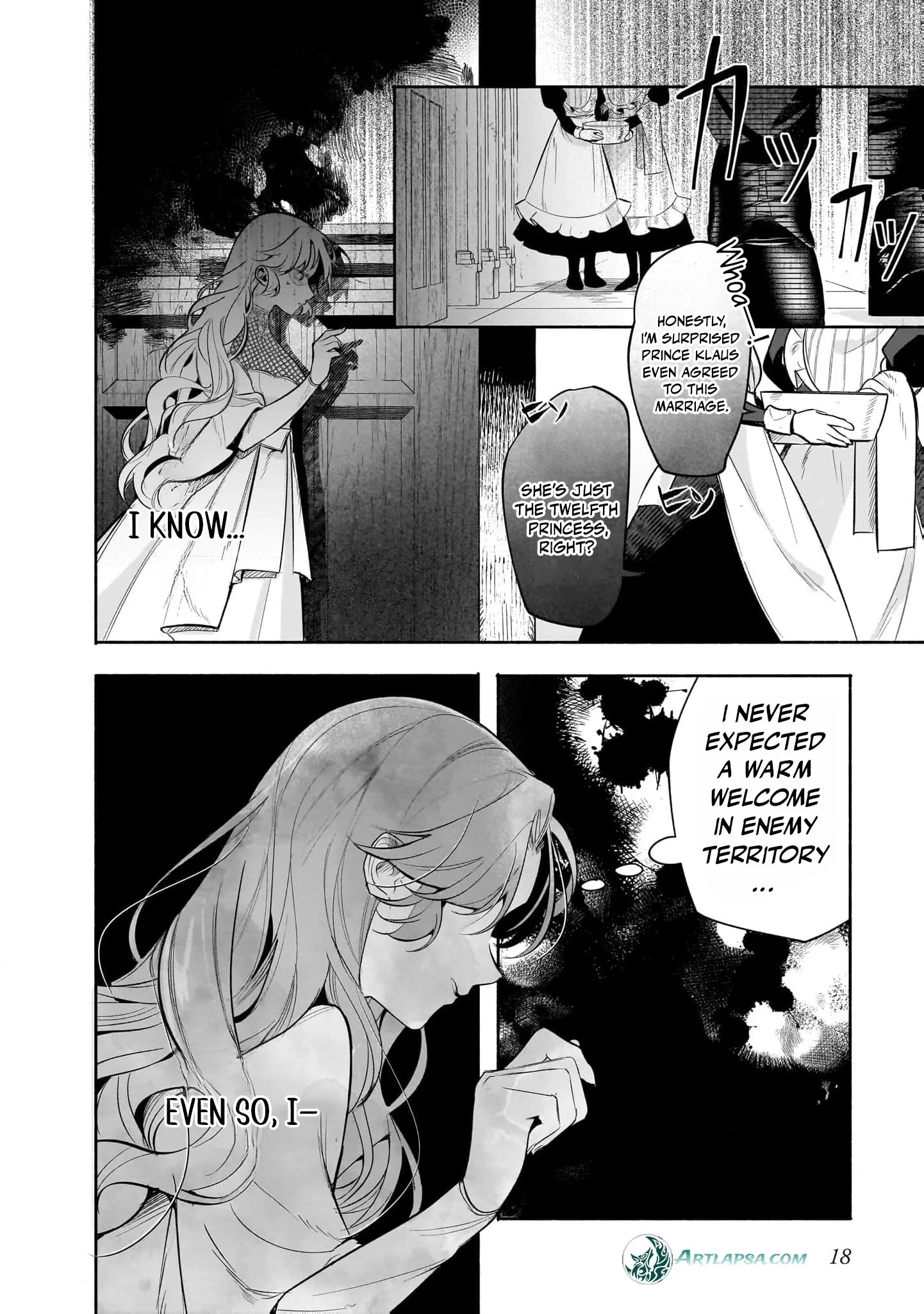 Tekikokude Reigu Sareta Kojo-sama wa Otto no Ai ni Kidzukanai Chapter 1 page 18 - 