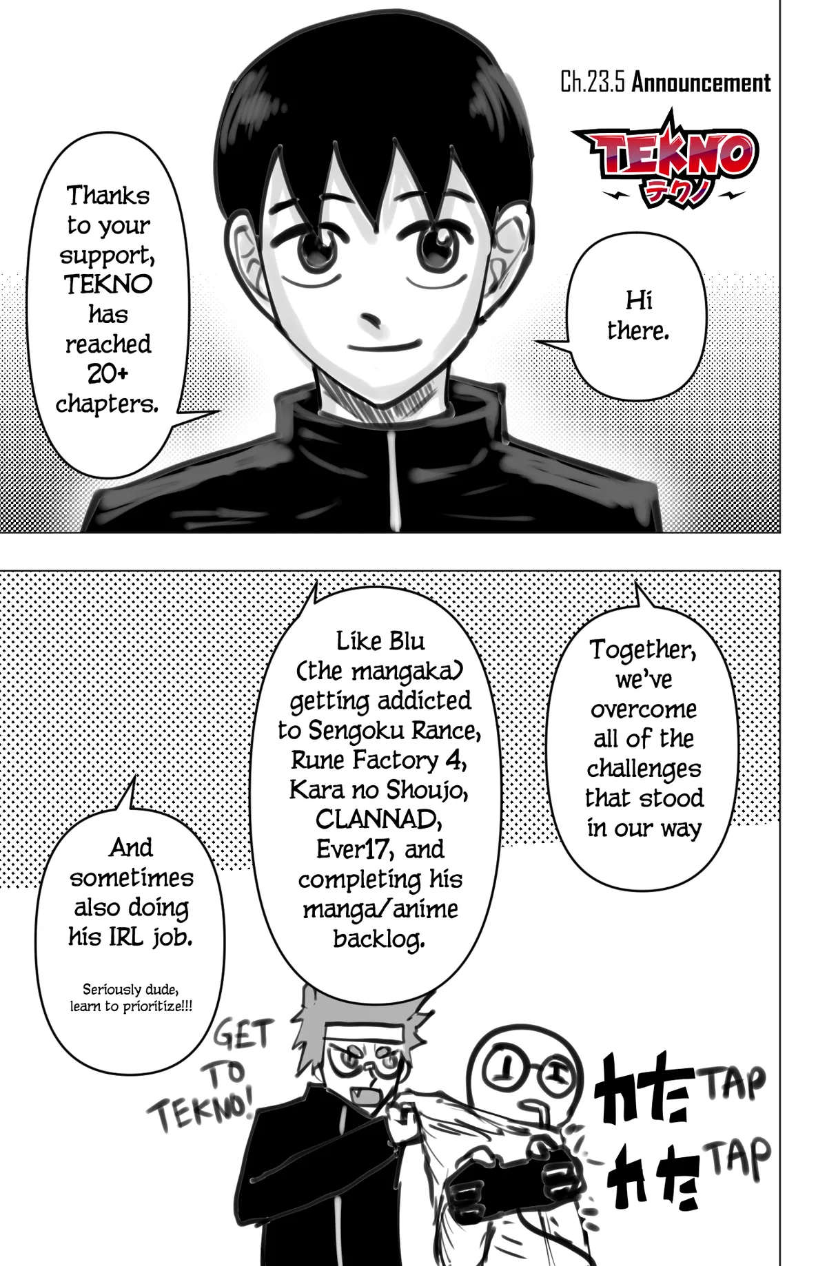 Tekno  Manga Chapter 23.5 page 1 - 