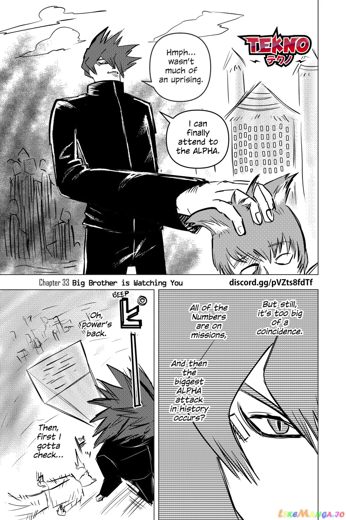 Tekno  Manga Chapter 33 page 1 - 