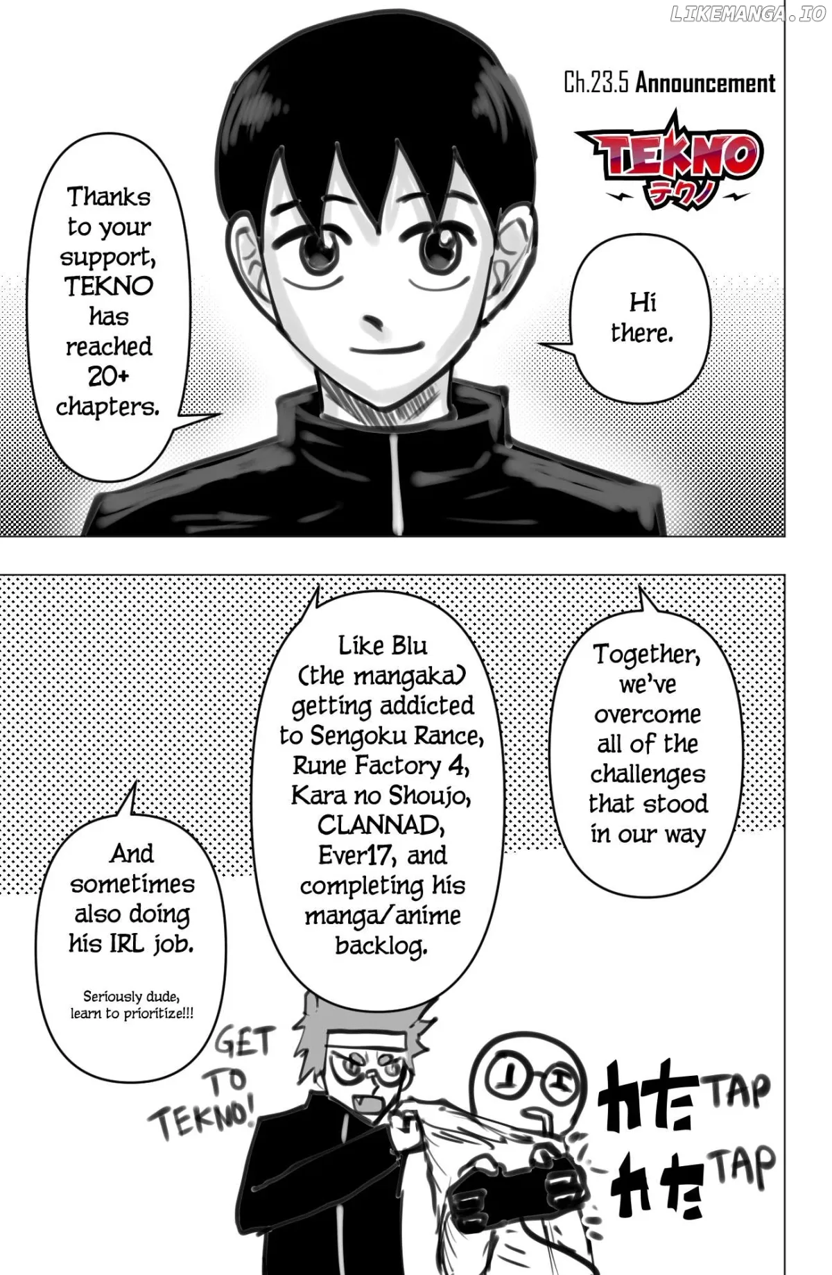 Tekno  Manga Chapter 42.5 page 1 - 