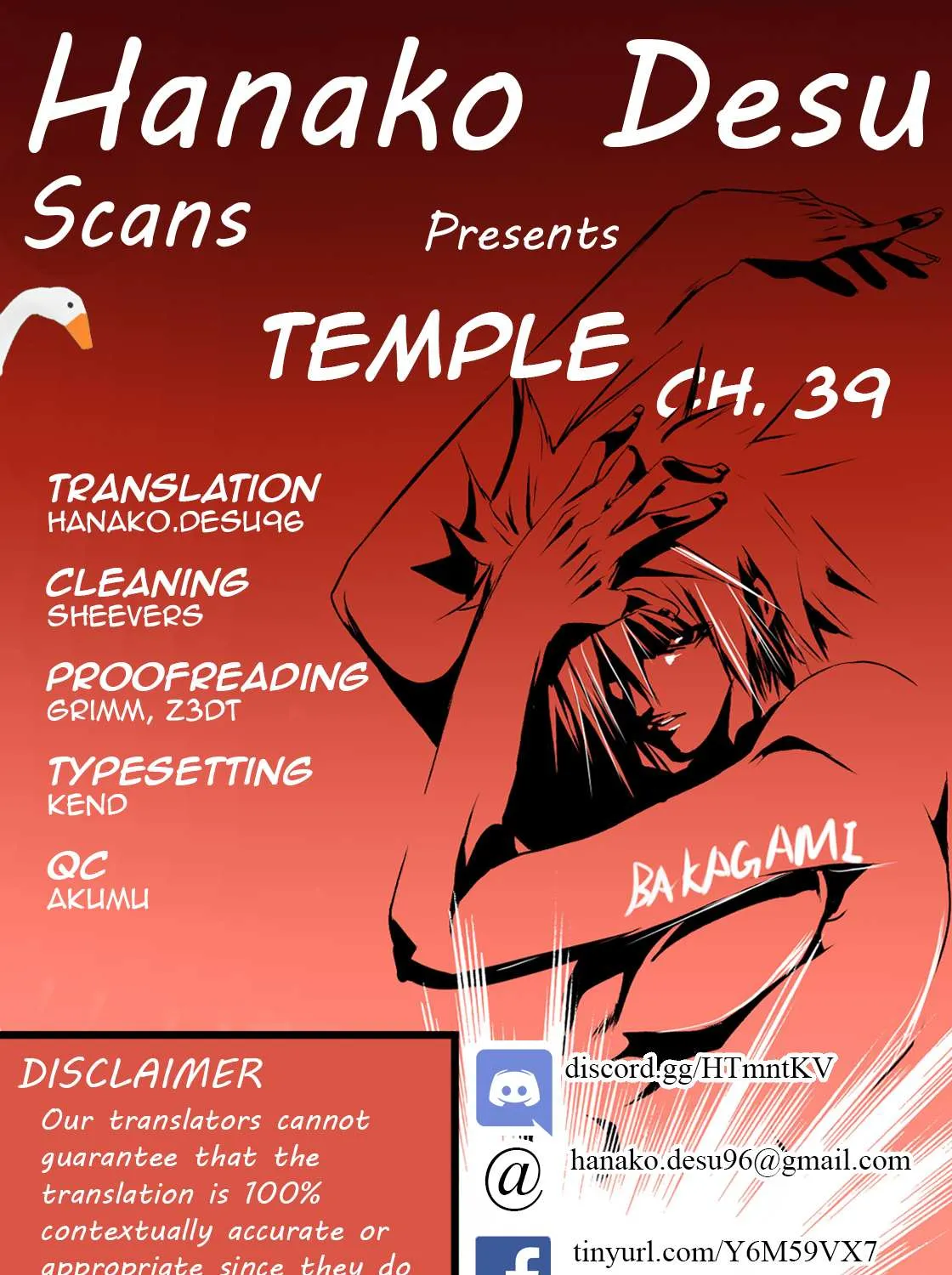 Temple Chapter 39 page 1 - 