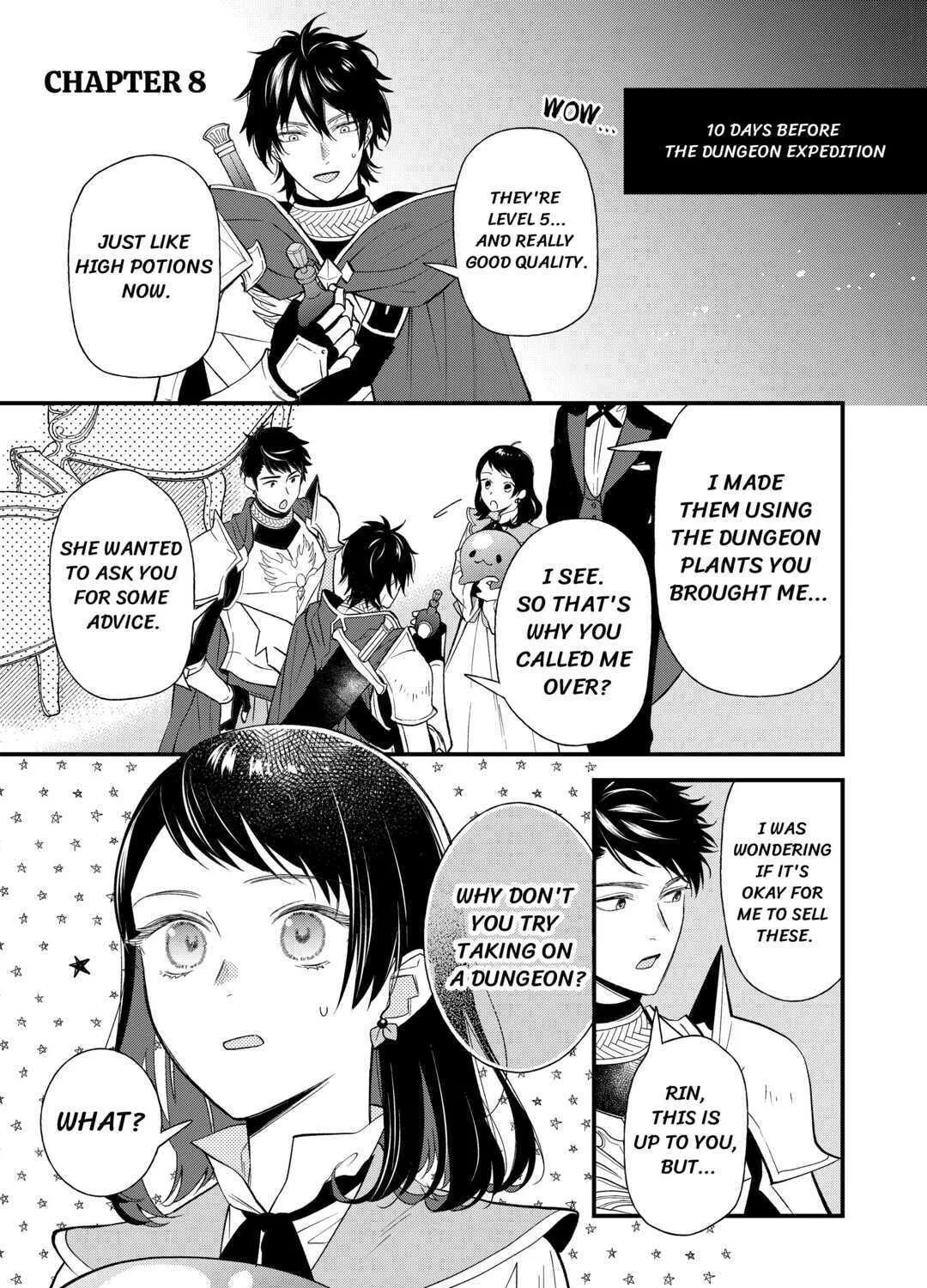 Tenisaki wa Kusushi ga Sukunai Sekaideshita Chapter 8 page 1 - 