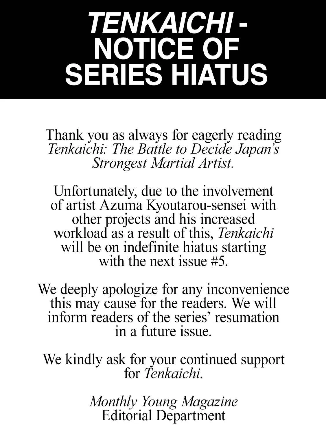 Tenkaichi - Nihon Saikyou Mononofu Ketteisen Chapter 26 page 40 - 