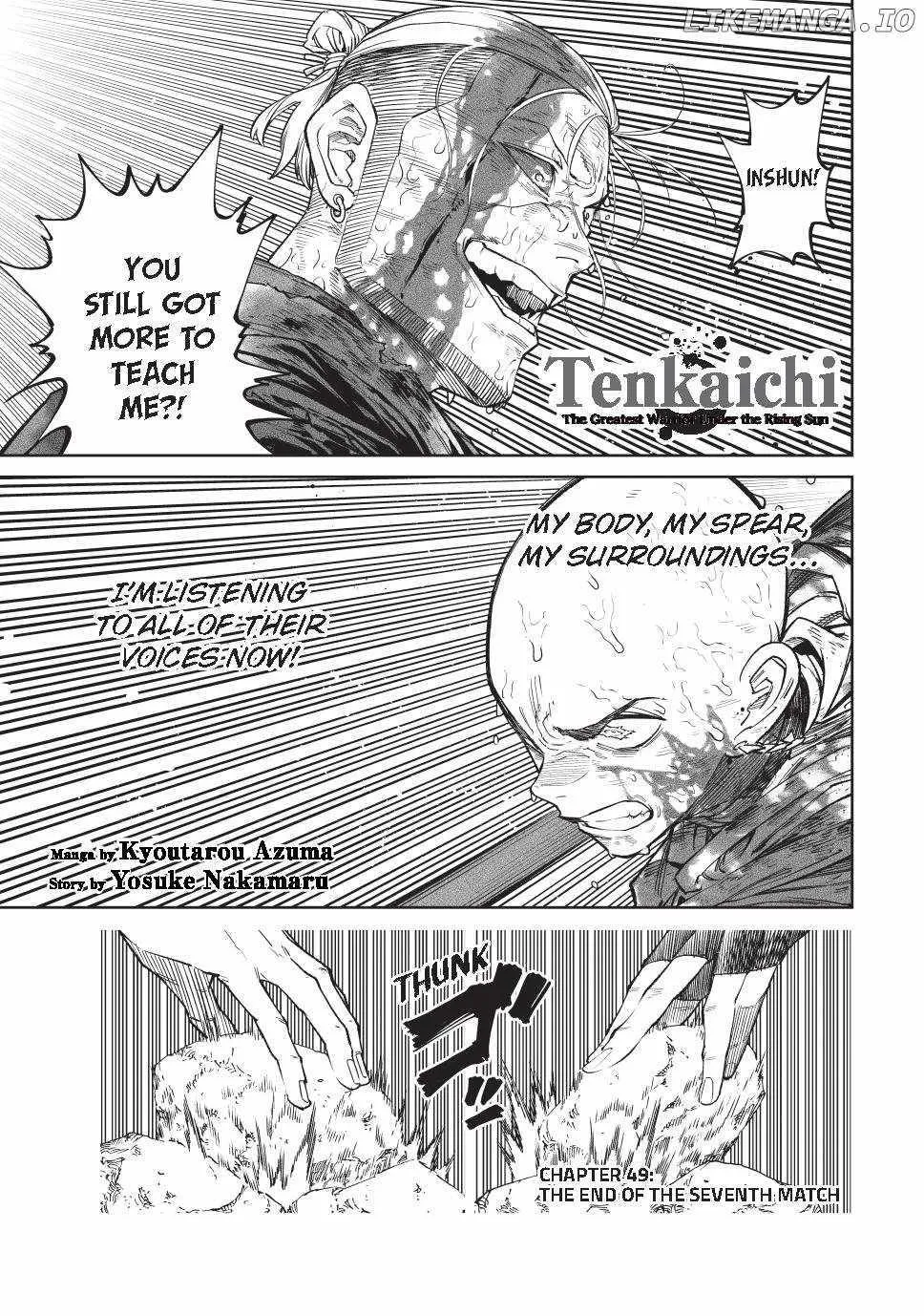 Tenkaichi - Nihon Saikyou Mononofu Ketteisen Chapter 49 page 1 - 