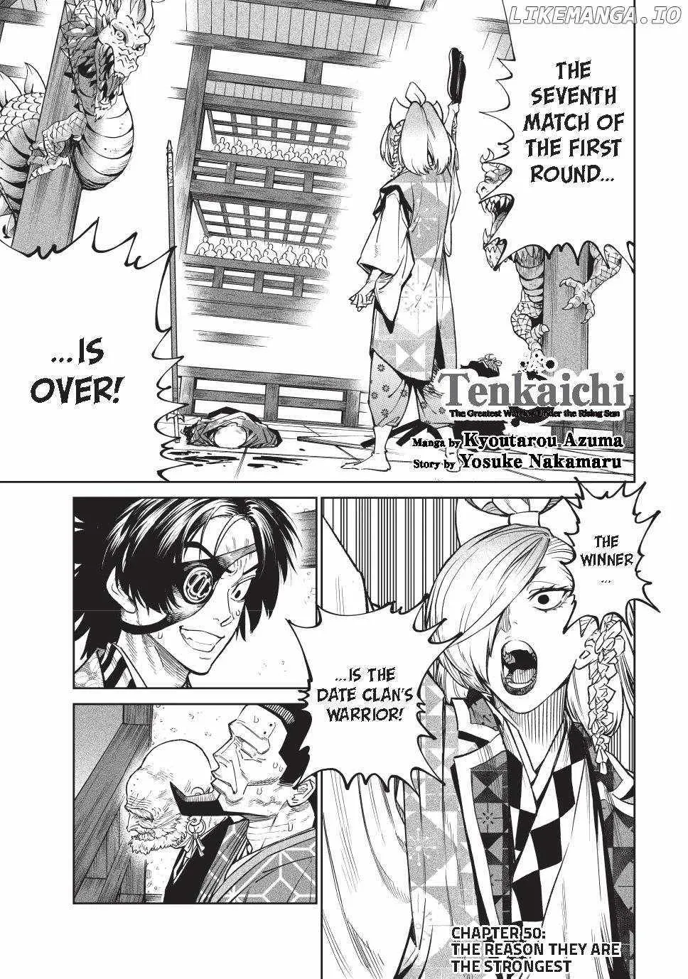 Tenkaichi - Nihon Saikyou Mononofu Ketteisen Chapter 50 page 2 - 