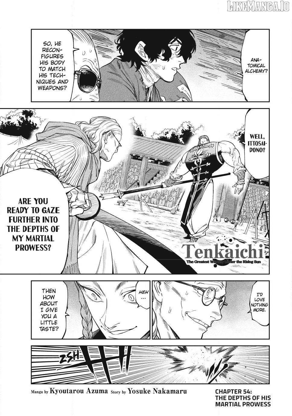Tenkaichi - Nihon Saikyou Mononofu Ketteisen Chapter 54 page 1 - 
