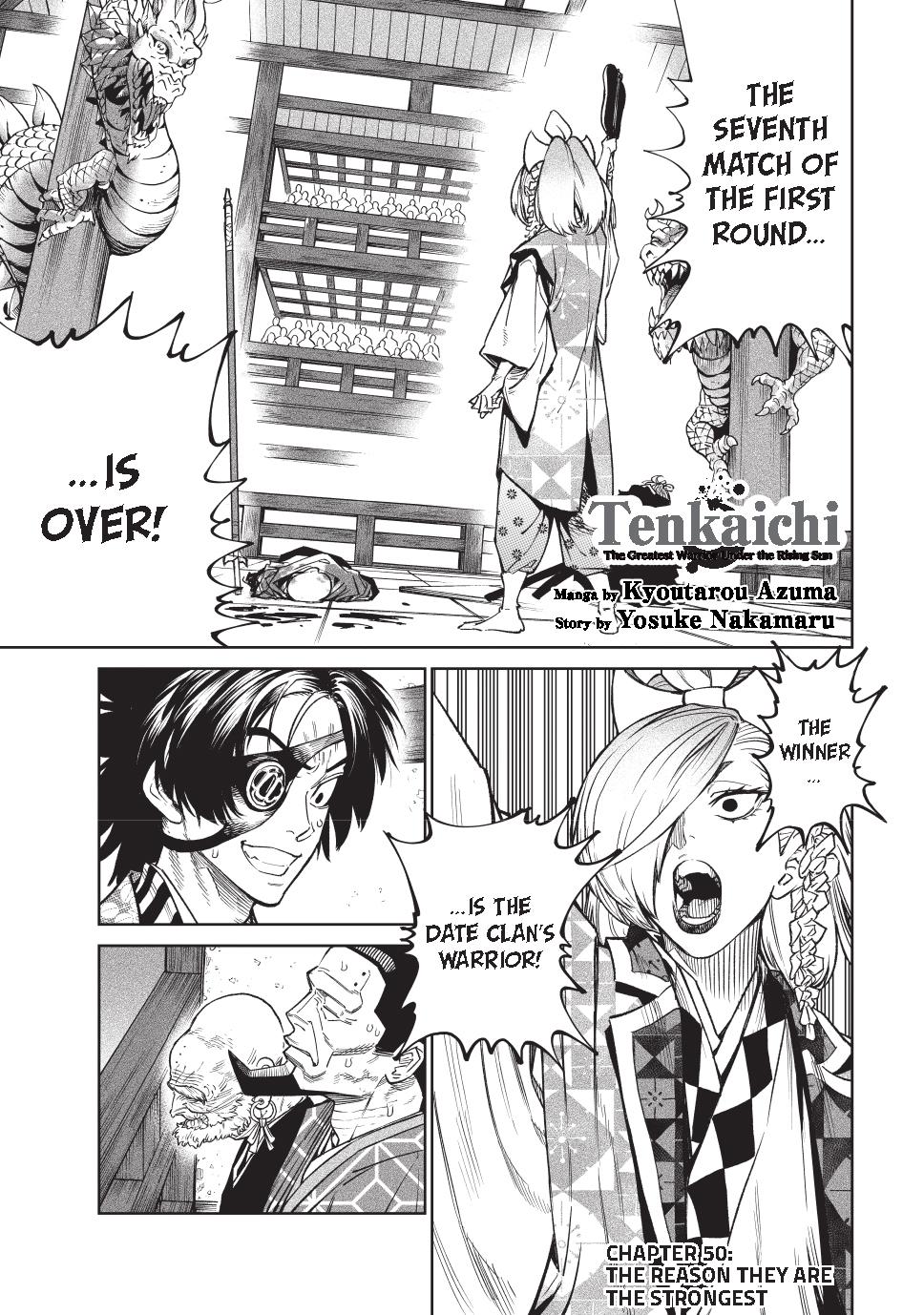 Tenkaichi - The Greatest Warrior Under the Rising Sun Chapter 50 page 1 - 