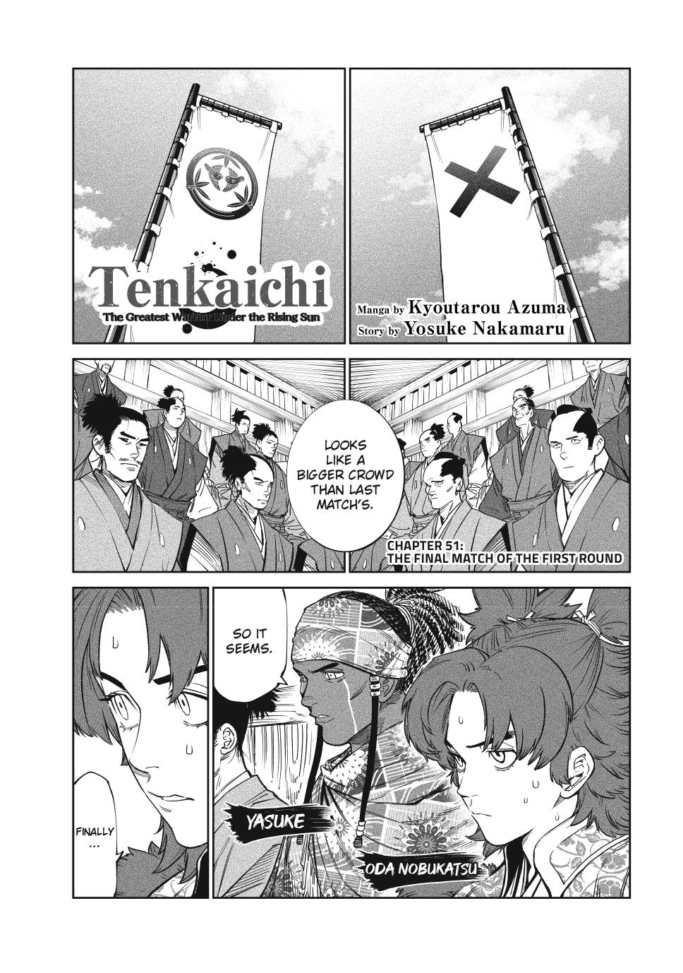 Tenkaichi - The Greatest Warrior Under the Rising Sun Chapter 51 page 1 - 