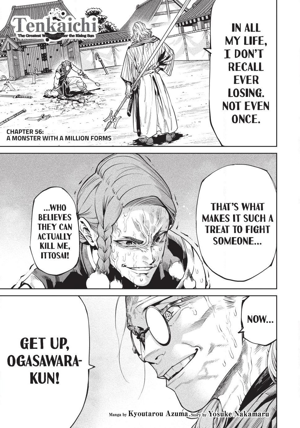Tenkaichi - The Greatest Warrior Under the Rising Sun Chapter 56 page 1 - 