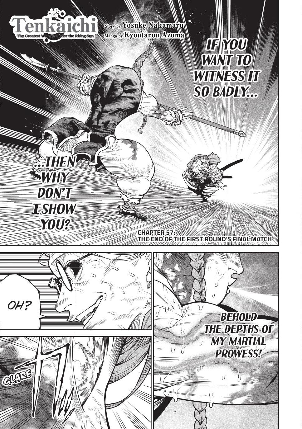 Tenkaichi - The Greatest Warrior Under the Rising Sun Chapter 57 page 1 - 