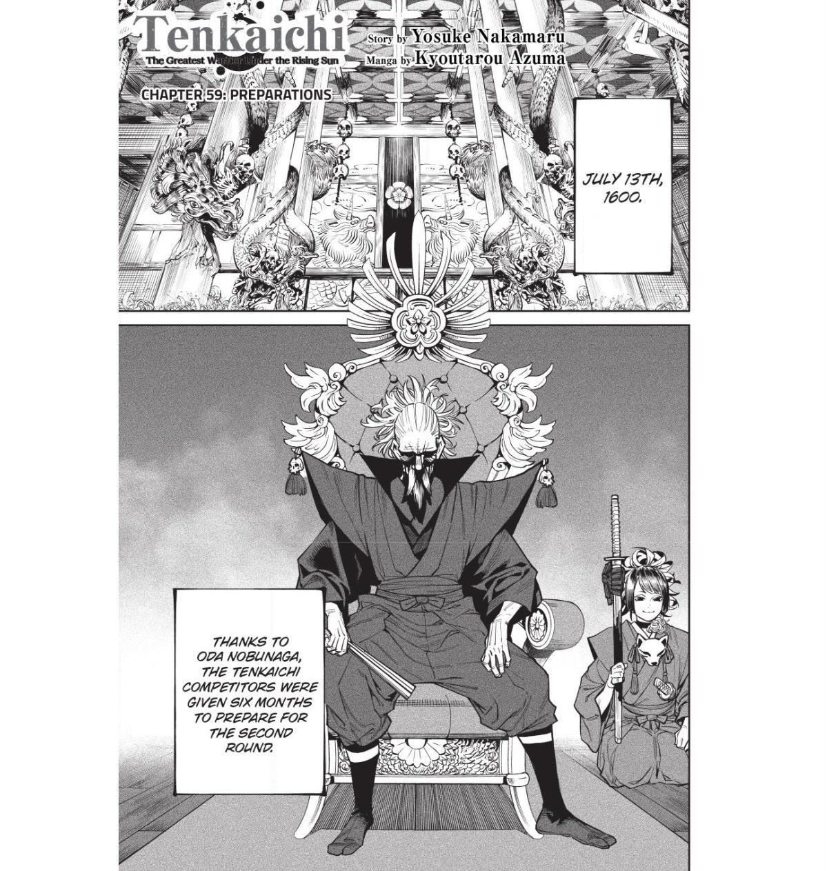 Tenkaichi - The Greatest Warrior Under the Rising Sun Chapter 59 page 1 - 