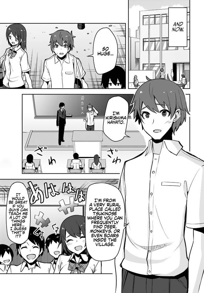 Tenkosaki: The Neat and Pretty Girl at My New School Is a Childhood Friend of Mine Who I Thought Was a Bo Chapter 1 page 5 - 