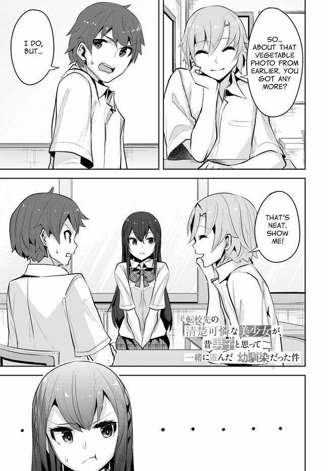 Tenkosaki: The Neat and Pretty Girl at My New School Is a Childhood Friend of Mine Who I Thought Was a Bo Chapter 15 page 2 - 