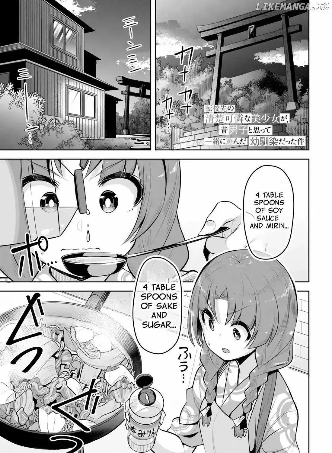 Tenkosaki: The Neat and Pretty Girl at My New School Is a Childhood Friend of Mine Who I Thought Was a Bo Chapter 28.3 page 1 - 