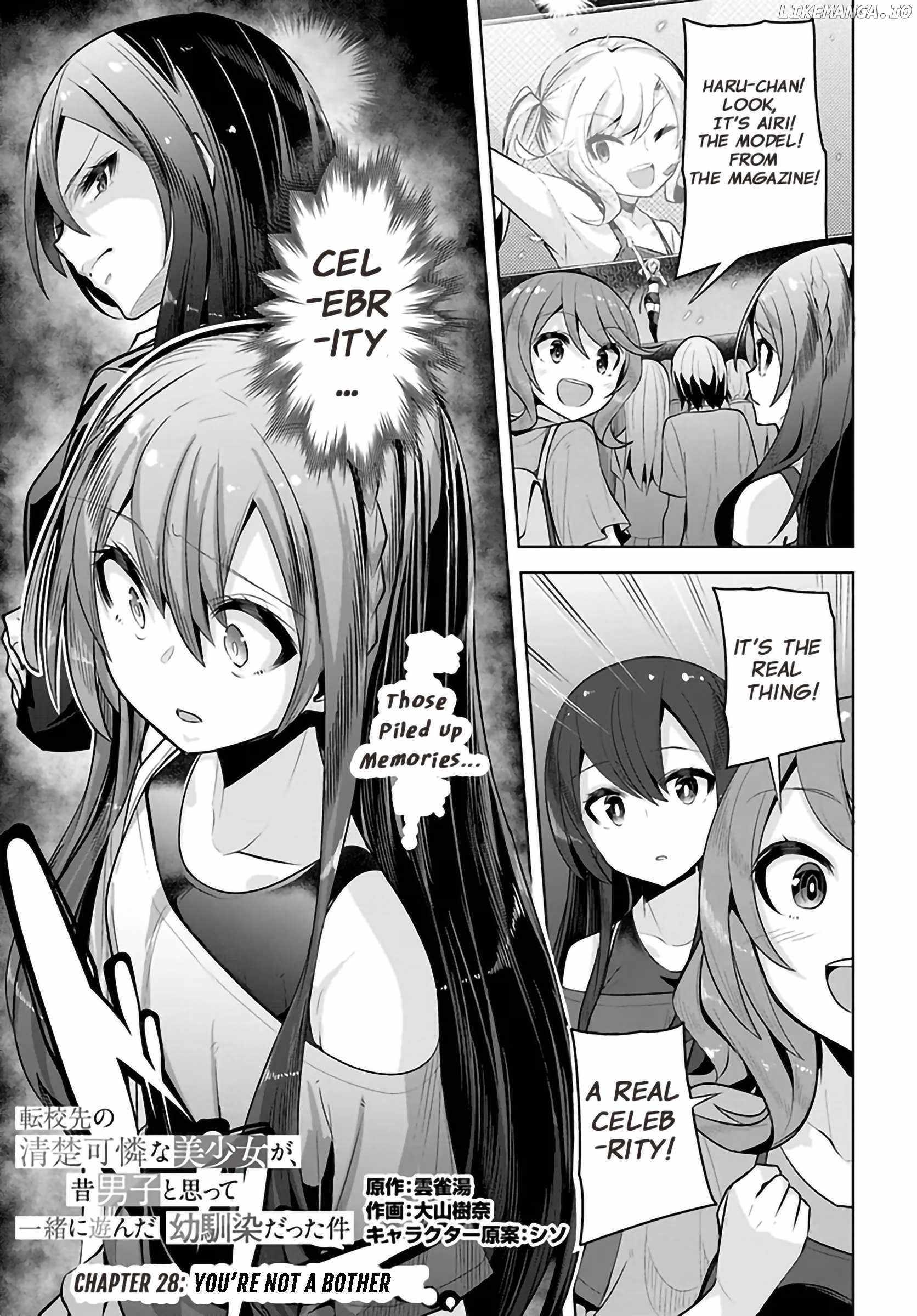 Tenkosaki: The Neat and Pretty Girl at My New School Is a Childhood Friend of Mine Who I Thought Was a Bo Chapter 28 page 1 - 