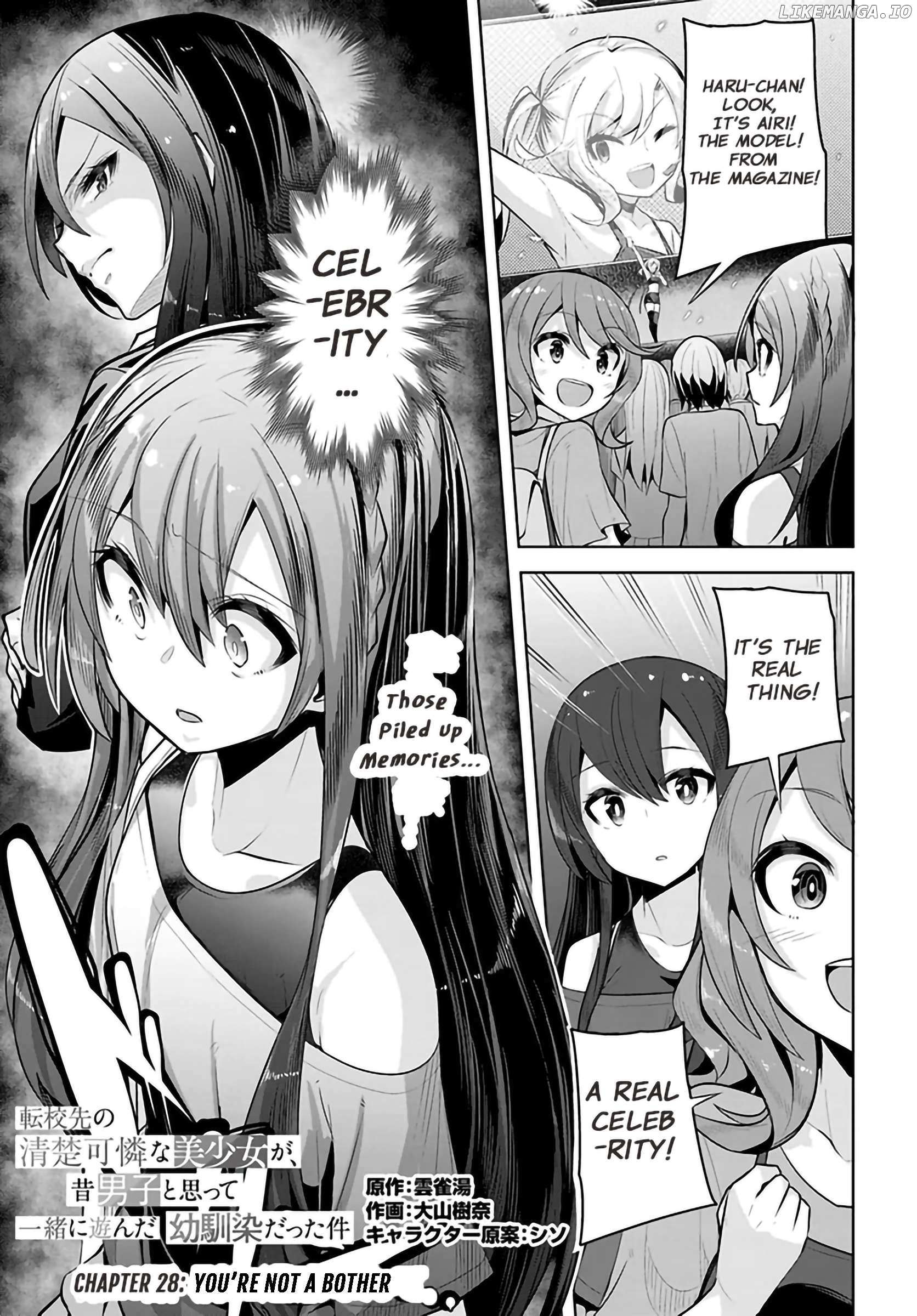 Tenkosaki: The Neat And Pretty Girl At My New School Is A Childhood Friend Of Mine Who I Thought Was A Boy Chapter 28 page 1 - 