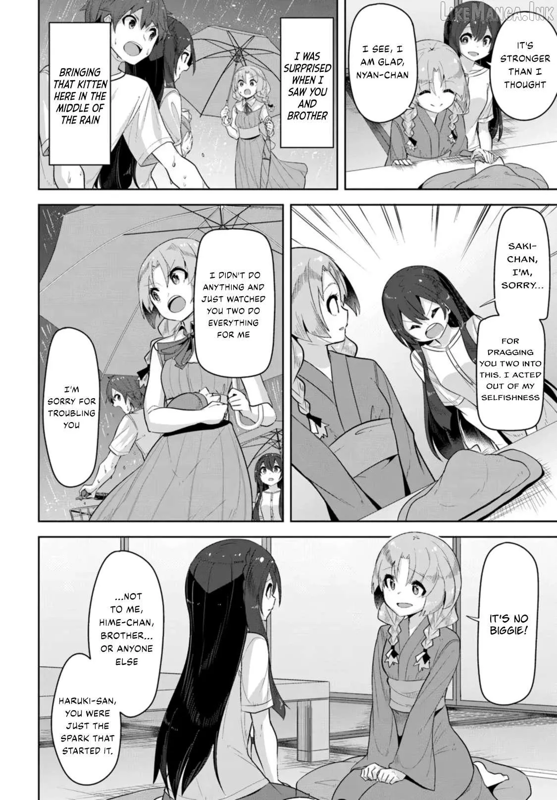 Tenkosaki: The Neat And Pretty Girl At My New School Is A Childhood Friend Of Mine Who I Thought Was A Boy Chapter 36 page 14 - 