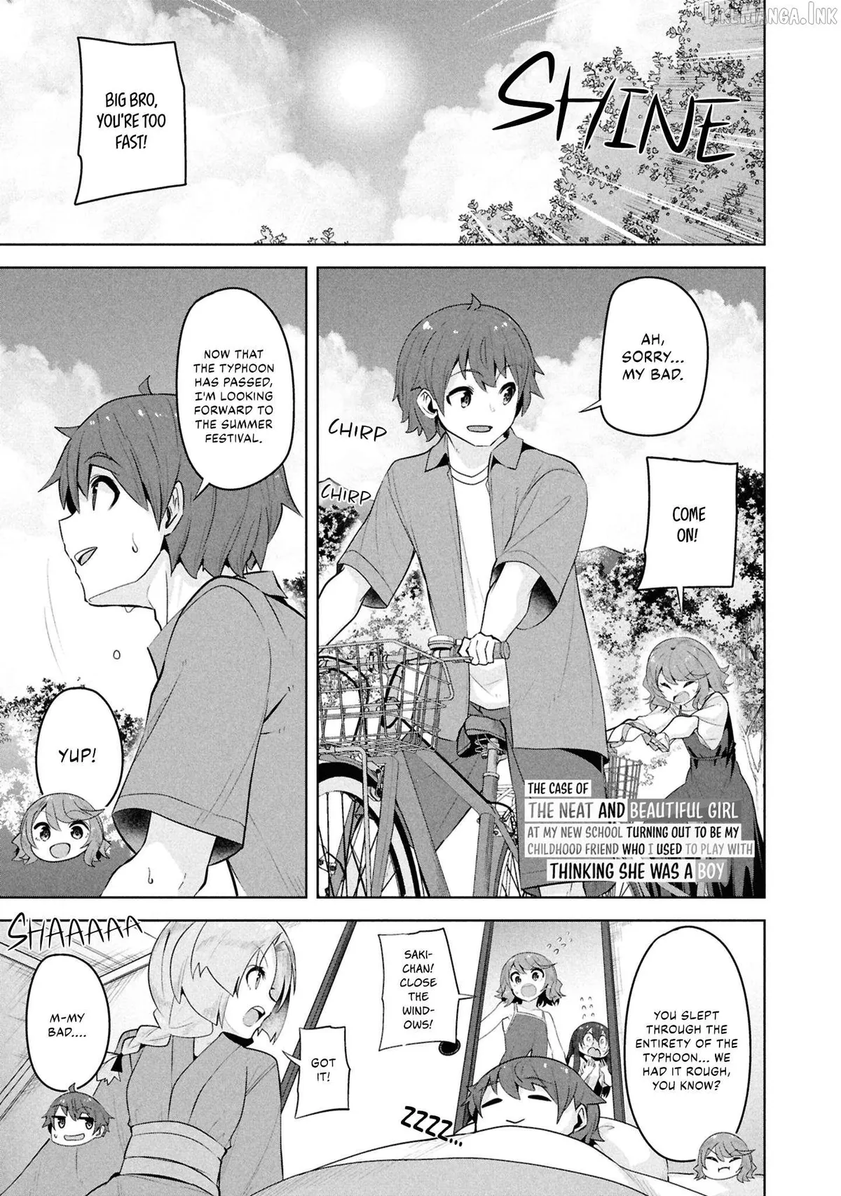 Tenkosaki: The Neat And Pretty Girl At My New School Is A Childhood Friend Of Mine Who I Thought Was A Boy Chapter 37 page 1 - 