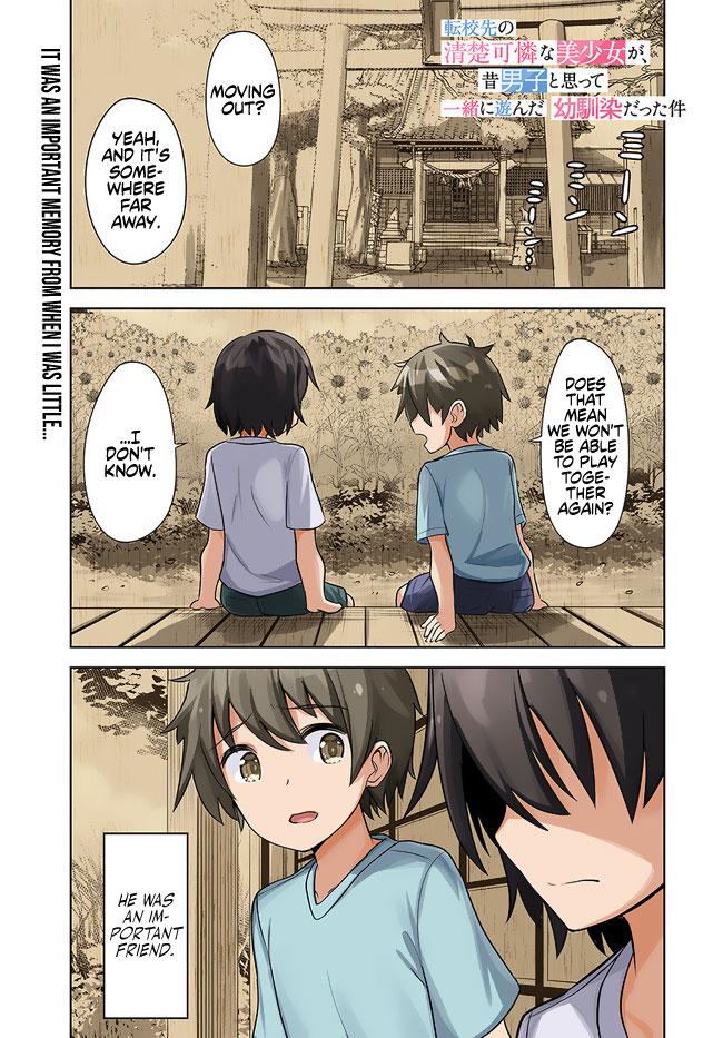 Tenkosaki: The Neat and Pretty Girl at My New School Chapter 1 page 2 - 